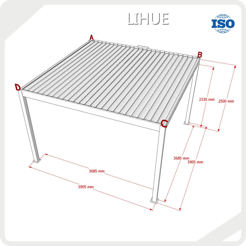 Outdoor Aluminum Pergola by LIHUE 1
