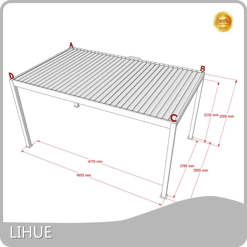 16 X 20 Aluminum Pergola - - LIHUE 1
