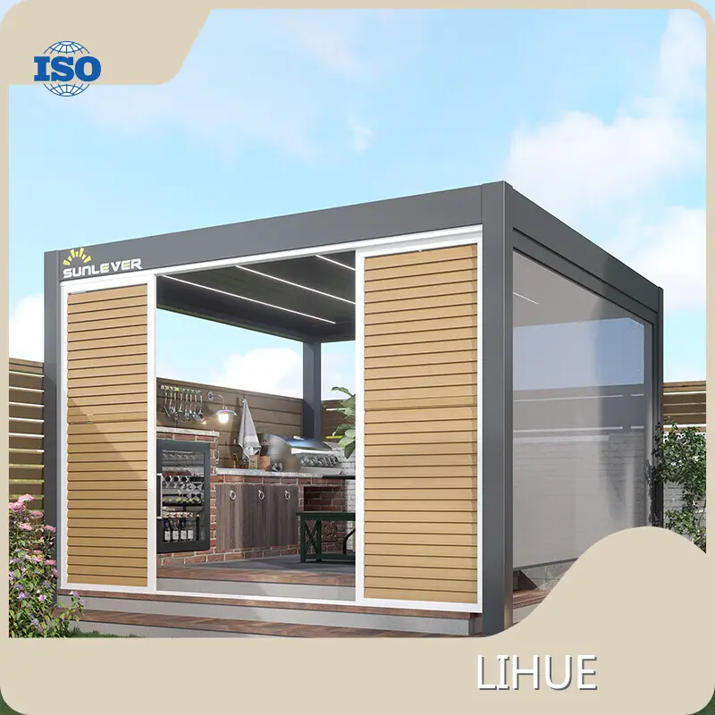 Louvered Pergola Kits - - LIHUE 1