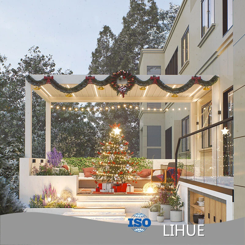 12 X 20 Aluminum Pergola - - LIHUE-1 1