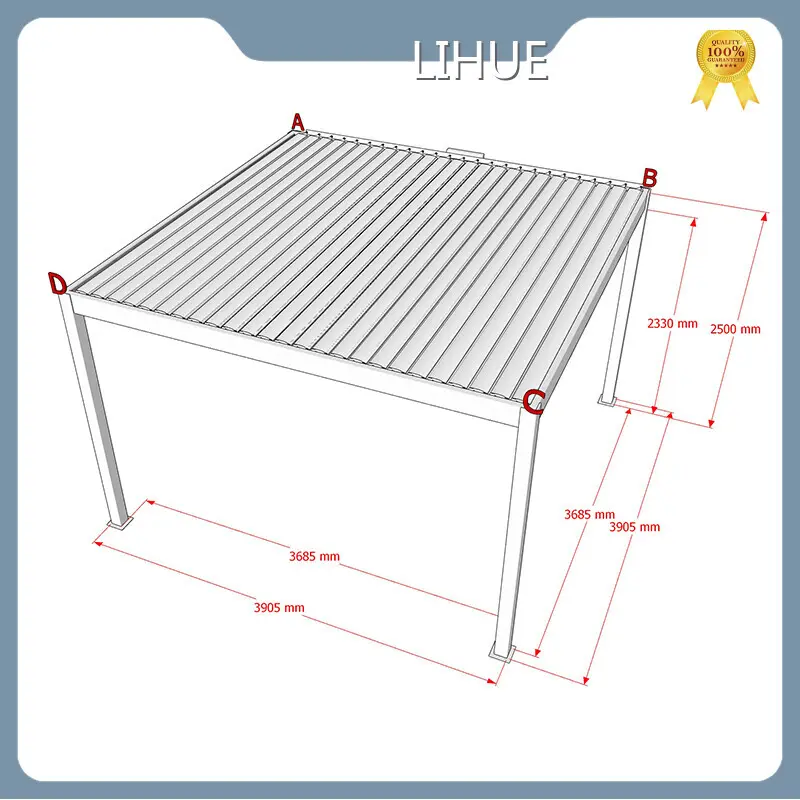 Aluminum Pergola White by LIHUE 1