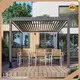 Aluminum Pergola Kits with Adjustable Louvers by LIHUE 1