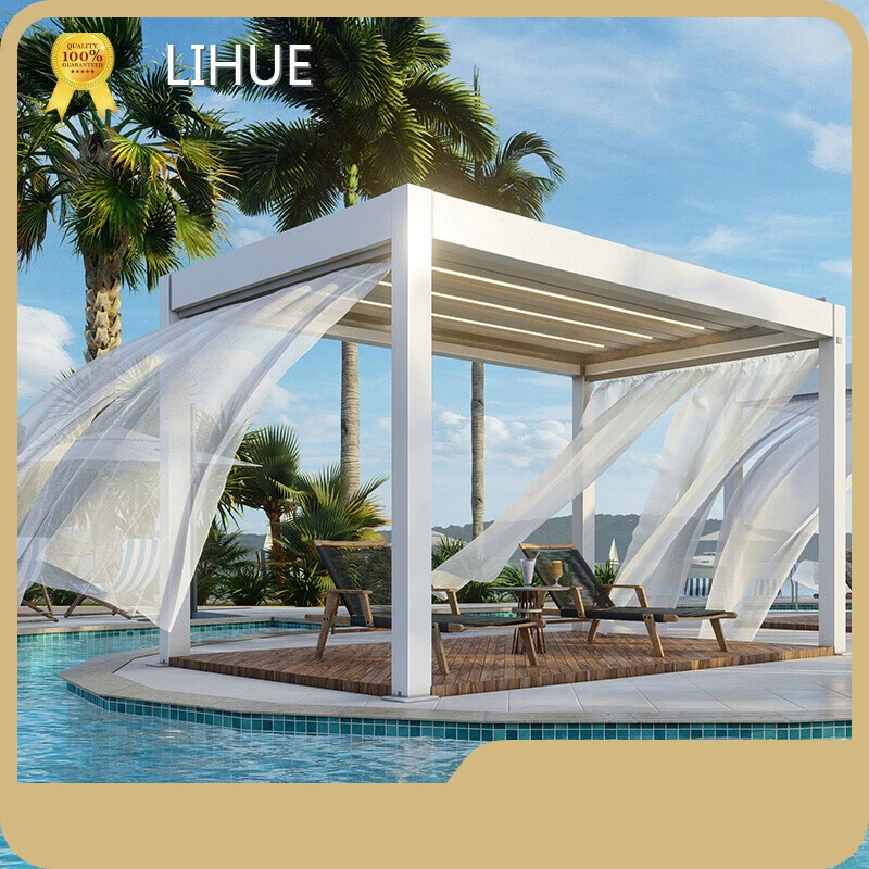 Aluminum Pergola Kits with Adjustable Louvers - - LIHUE 1