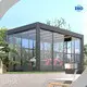 8x10 Aluminum Pergola for Building Modern design 1