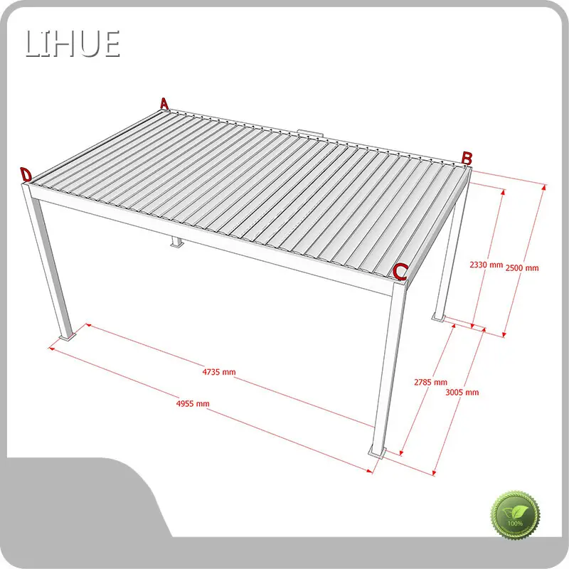 Motorized Aluminum Pergola by LIHUE 1