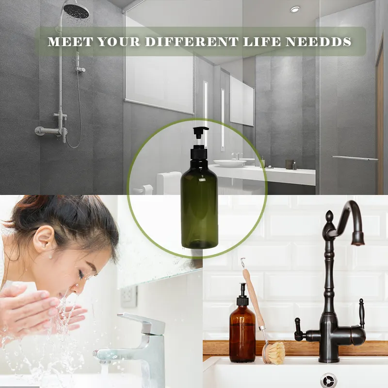 Plastic Lotion Bottles with Pump SJ-SH-012 SJ MINGHUA 3