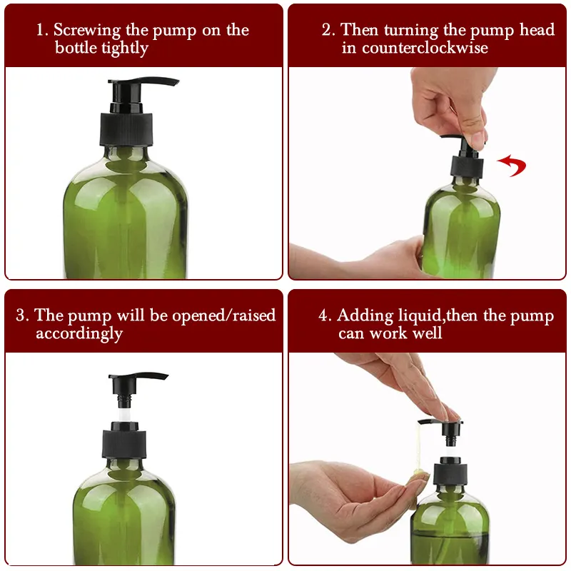 Plastic Lotion Bottles with Pump SJ-SH-012 SJ MINGHUA 4