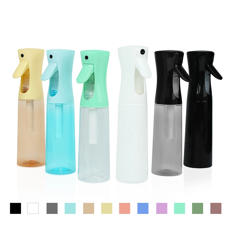 Fine Mist Plastic Continuous Alcohol Spray bottle for Reusable Hair Baber 1