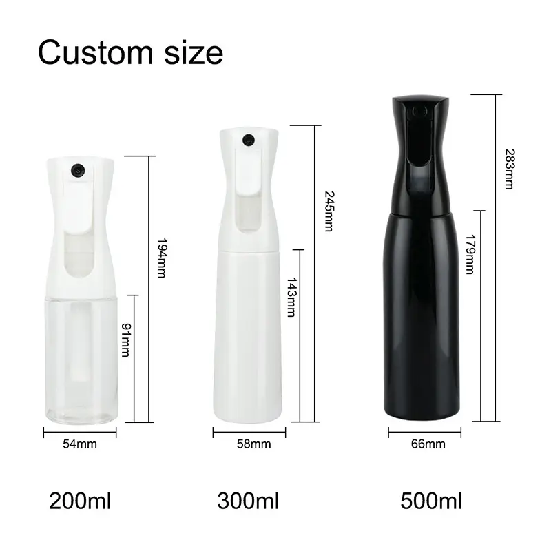 OEM 4 Oz Plastic Spray Bottles Bulk SJ MINGHUA PET Bottle + PP Cap 3