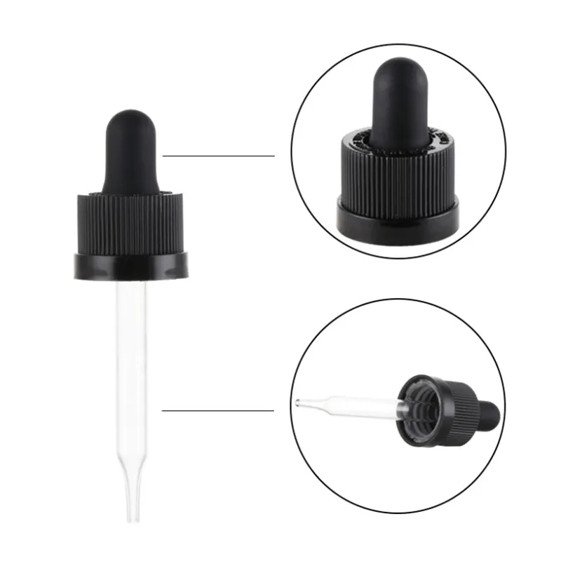 Wholesale Amber Glass Dropper Bottles SJ MINGHUA Brand 4