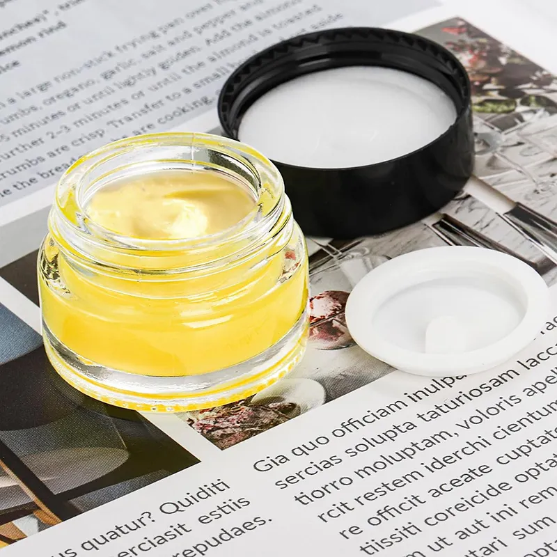 Hotfrosted Glass Cream Jar Availalbe SJ MINGHUA Brand 5