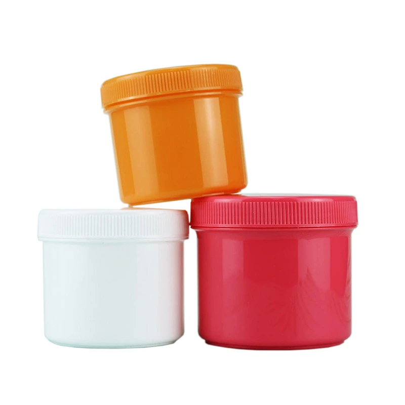 Plastic Cosmetic Cream Jar with Lid PE Lotions Skin Care Container 1