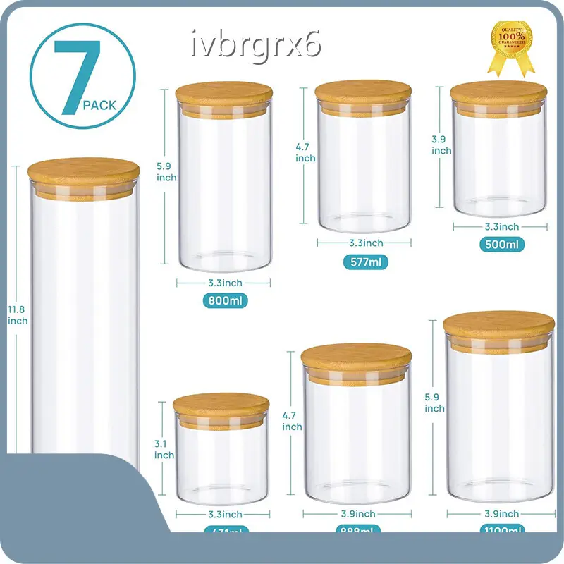 Glass Canisters Company Liquid PackagingSJ-GB-005 1
