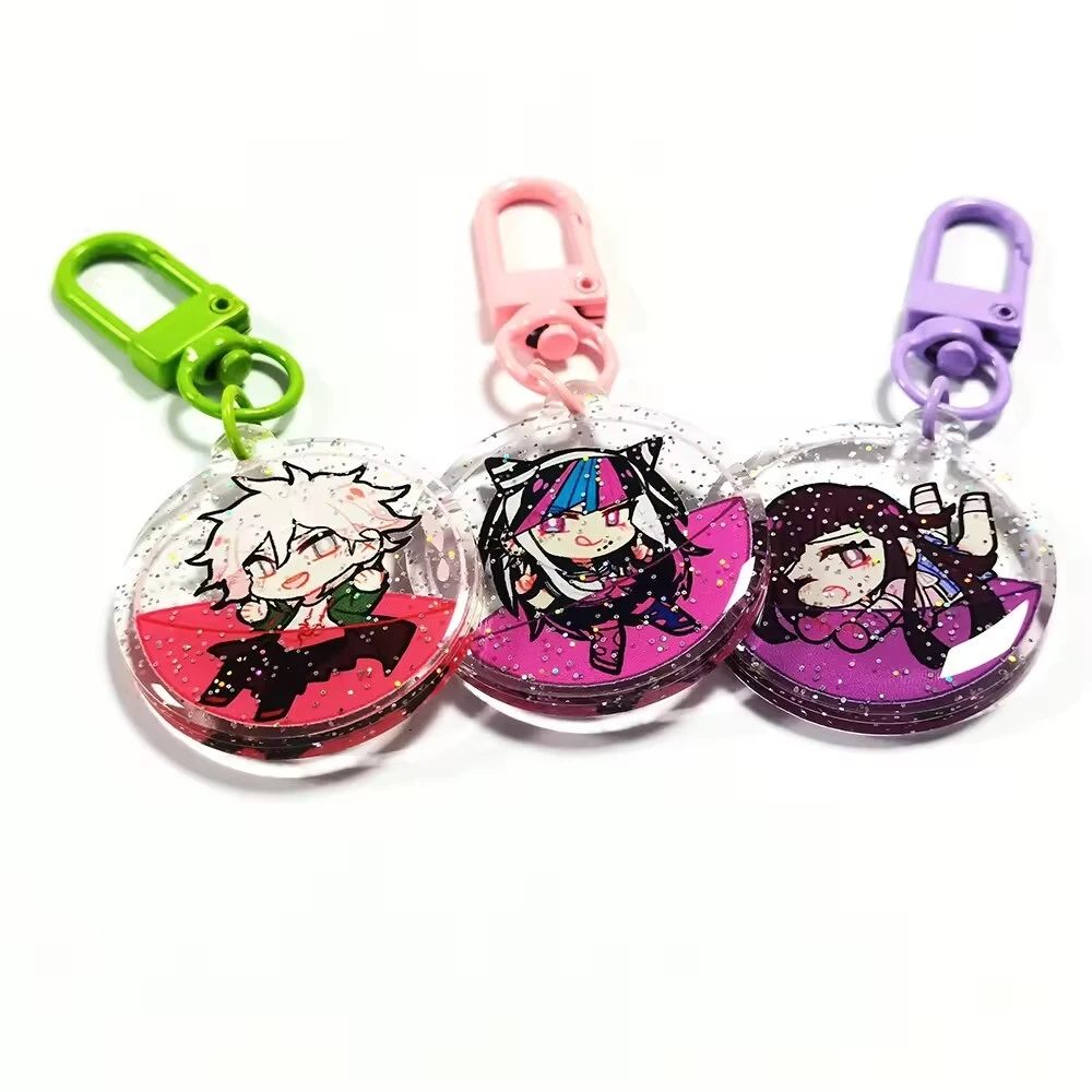 Clear Lucky Promotional Custom Made Acrylic Keychains Manufacturers 1