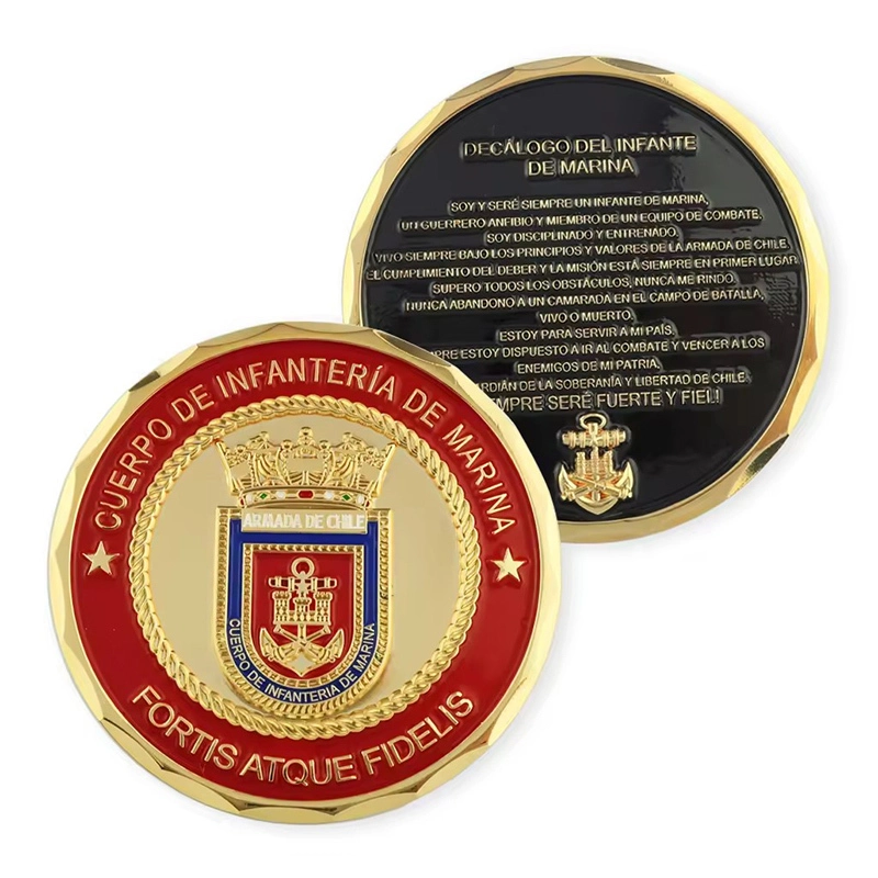 Personalized Engraved Custom Commemorative Coins Logo 3D Metal Challenge Coin Manufacturer 1