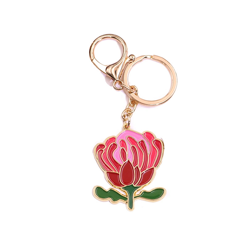 Wholesale Custom Name Zinc Alloy Eanamel Metal Keychain/ Keyring 1