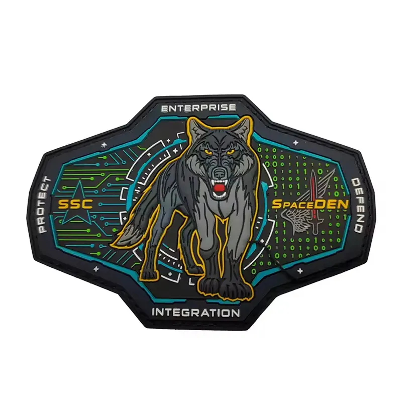 Rubber Logo Patch Factory Price 4