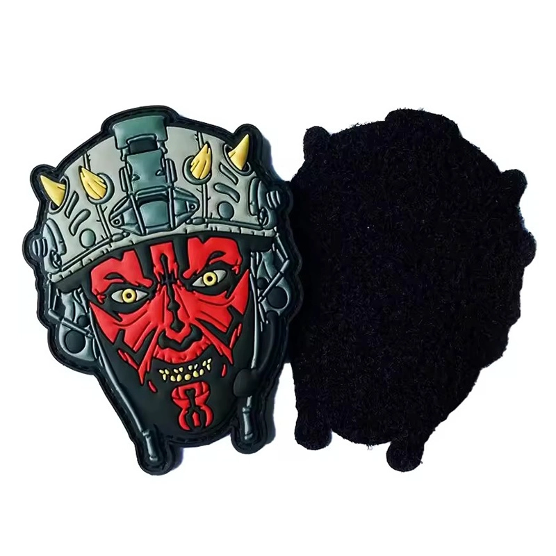 Custom Logo Soft Backpack Hat Sewing 3D Rubber PVCPatches Manufacturers 1