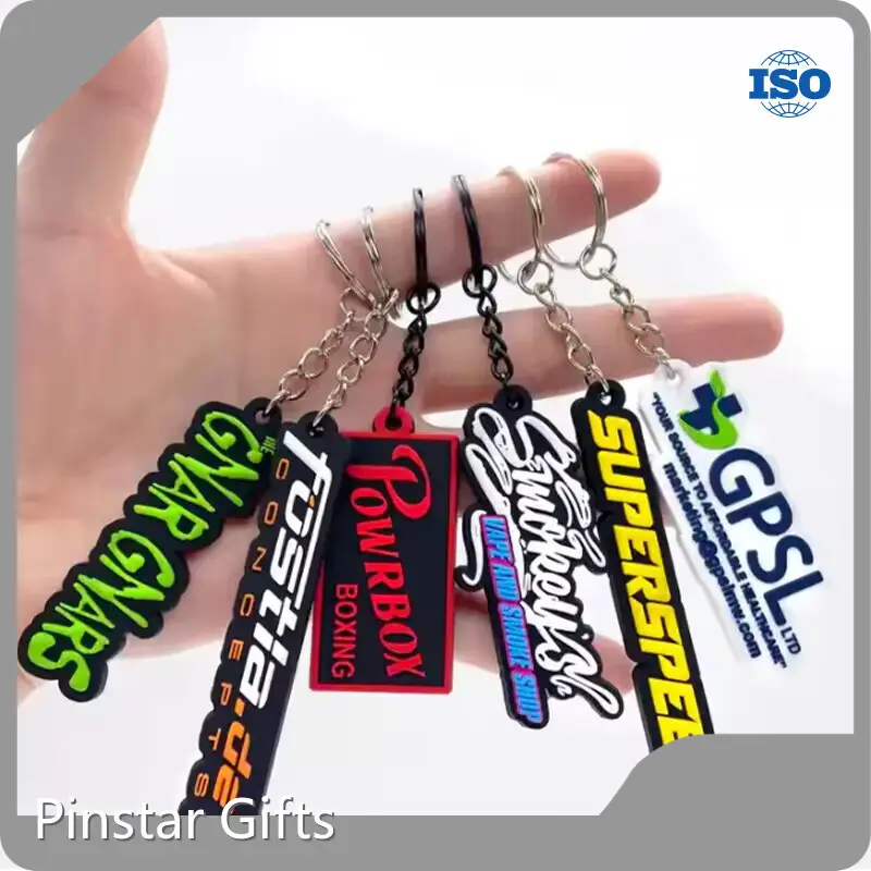 Pvc Rubber Keychain Manufacturer by Pinstar Gifts 1