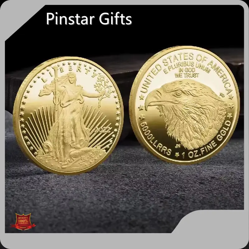 Pinstar Gifts Custom Made Gold Coins Custom Made Gold Coinsfactory 1