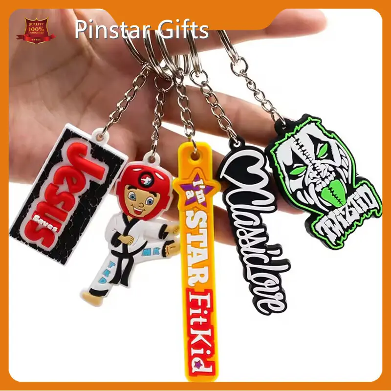 Pinstar Gifts Pvc Keychain Factory Price 1