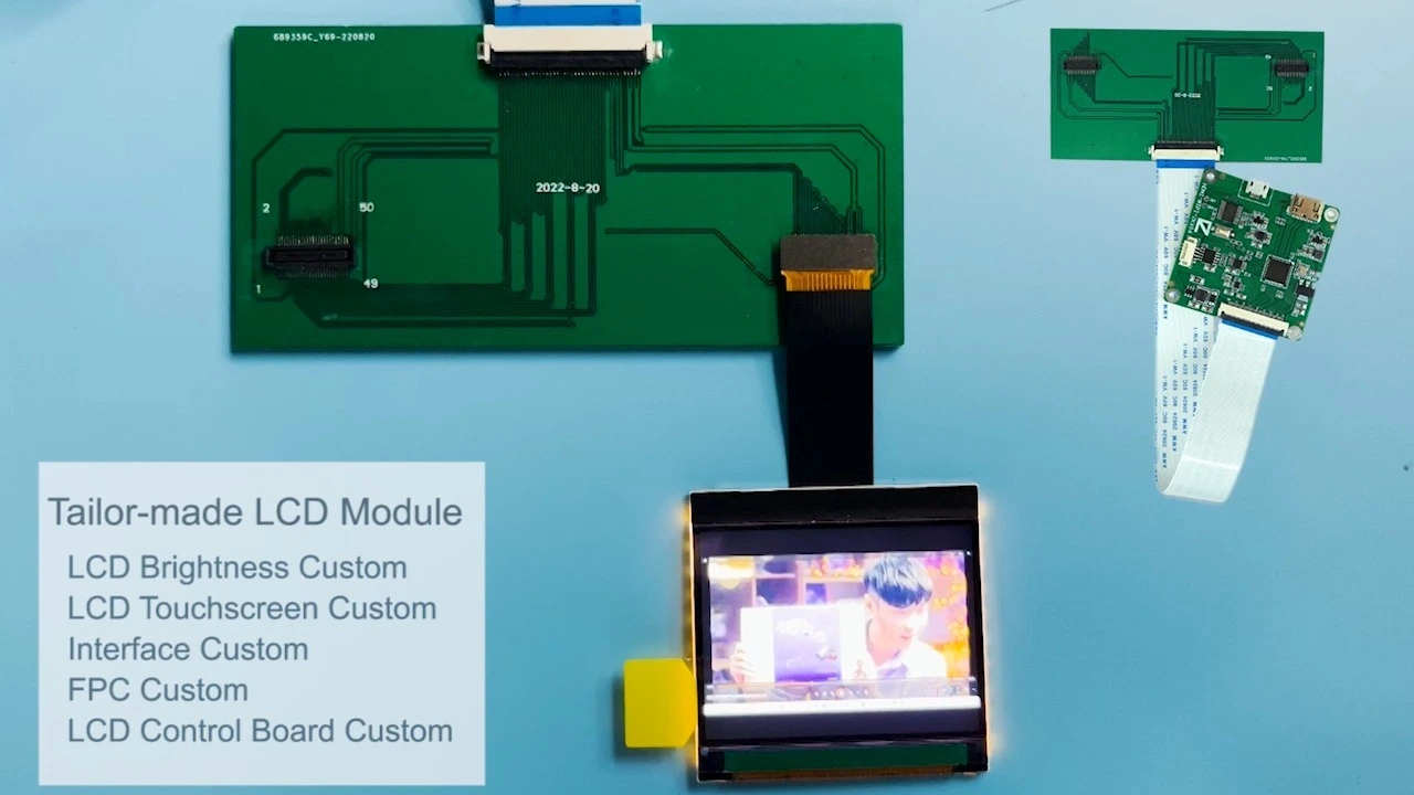 RJY 1.89 inch 1600*1200 TFT High Brightness LCD Display 1