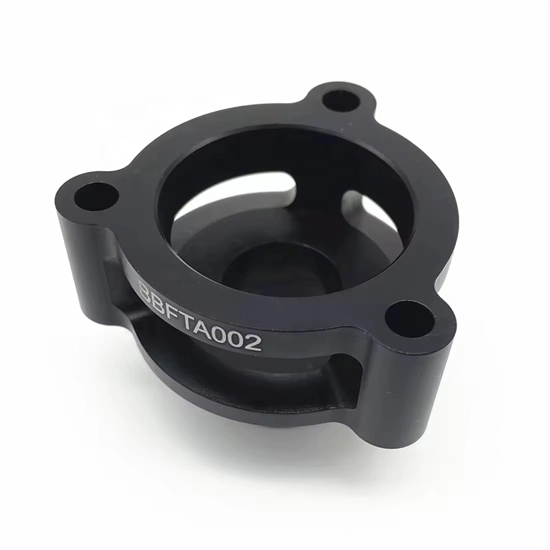Dongguan aluminum fabrication service precision cnc machining black anodized parts 1