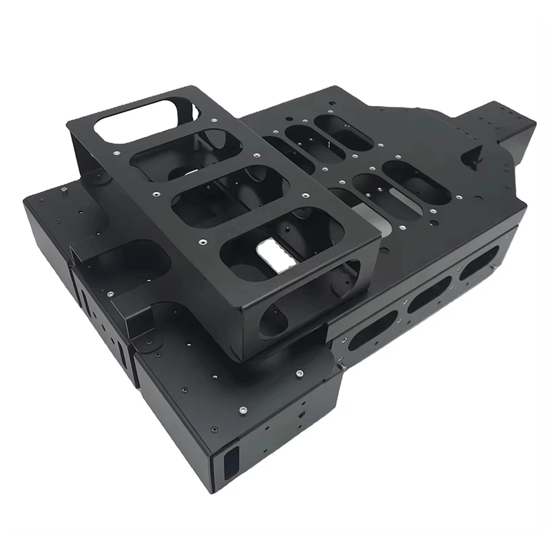 Professional Sheet Metal Fabrication service custom black anodized sheet metal case Sheet metal fabrication parts 1