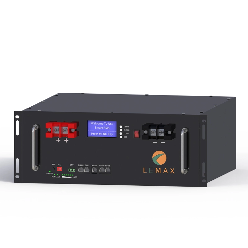 بطارية ليثيوم بقدرة 2.5 كيلو وات في الساعة LM-JC-51.2V50Ah 1
