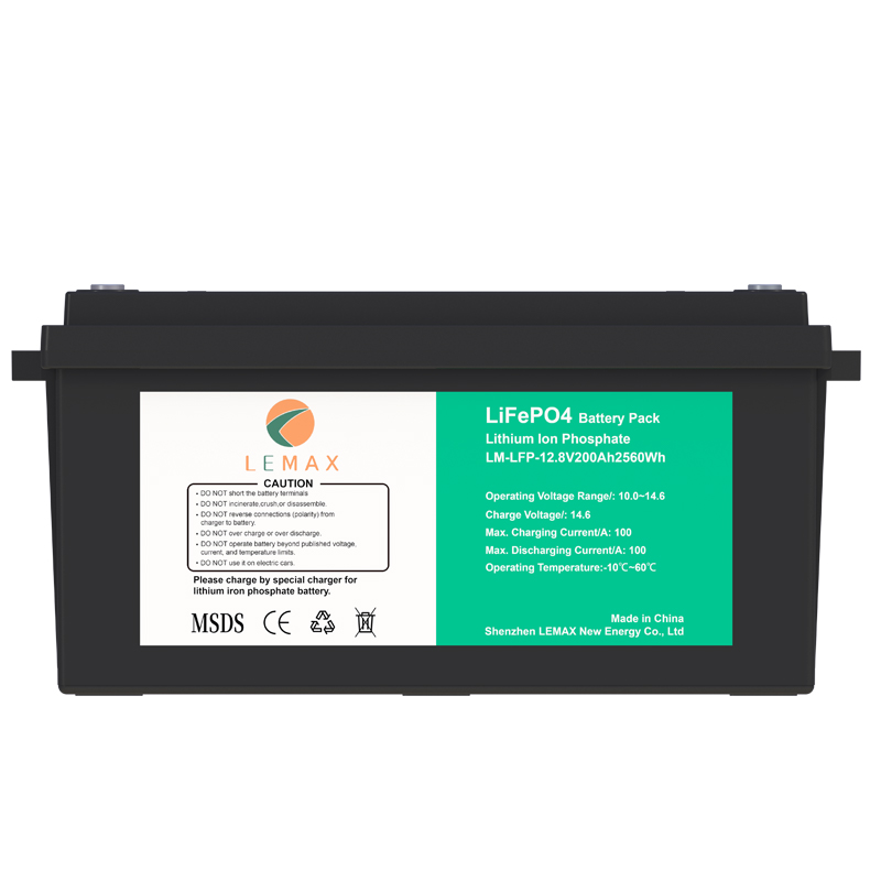 بطارية ليثيوم بقدرة 2.5 كيلو وات في الساعة LM-LFP-12.8V200Ah 2