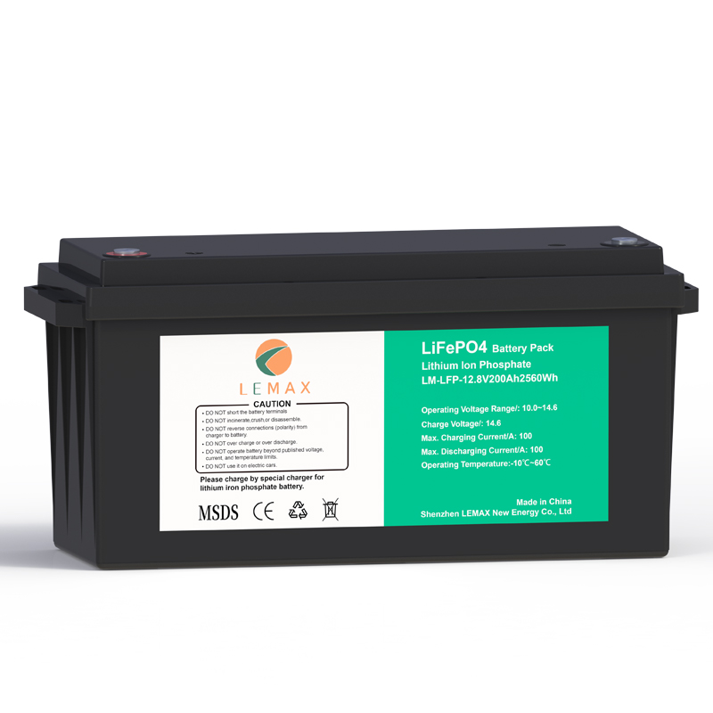 بطارية ليثيوم بقدرة 2.5 كيلو وات في الساعة LM-LFP-12.8V200Ah 3
