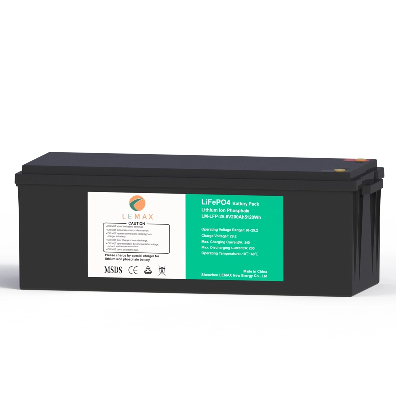 بطارية ليثيوم بقدرة 5 كيلو وات في الساعة LM-LFP-25.6V200Ah 1