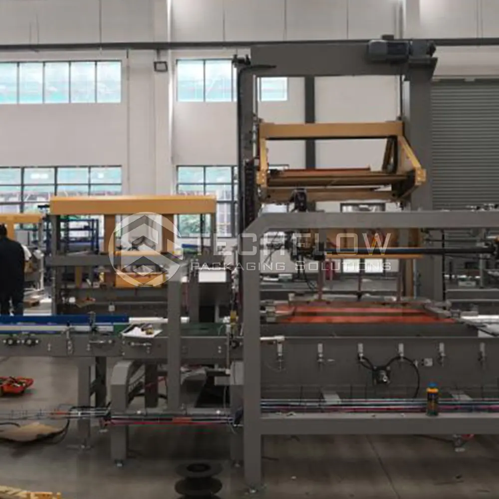 Palletizer Semi Otomatis oleh Techflow Pack 4