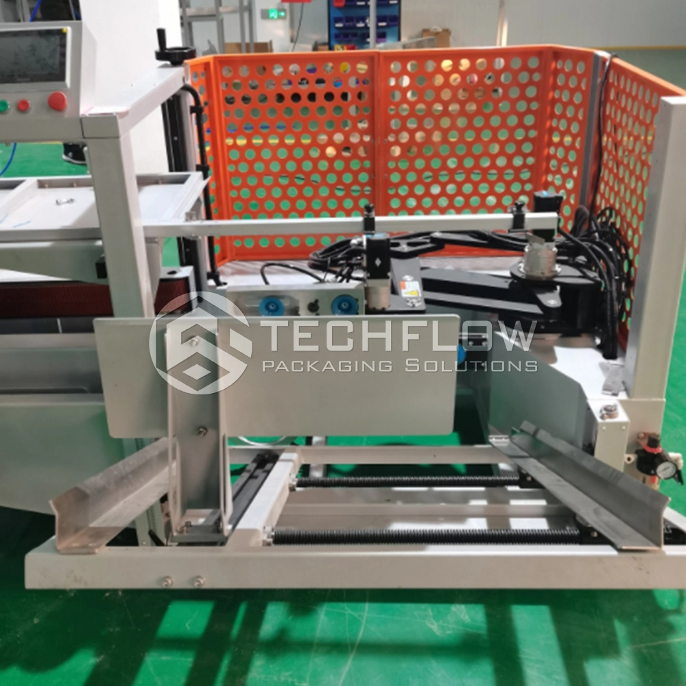 Custom Case Erector Techflow Pack กึ่งอัตโนมัติ 3