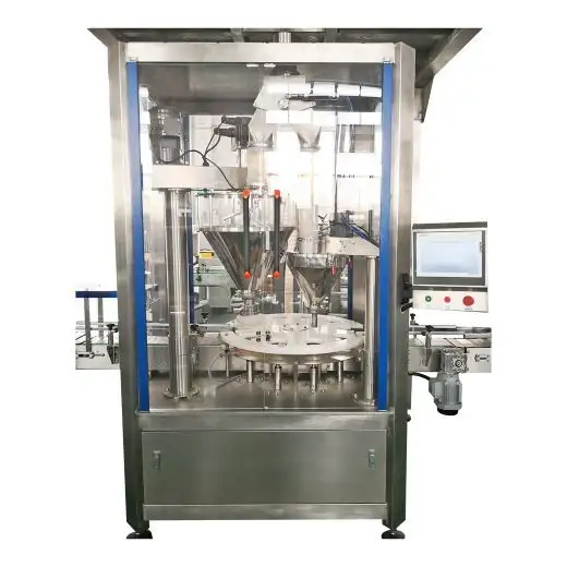 Máquina de llenado de polvo de barrena automática personalizada 4