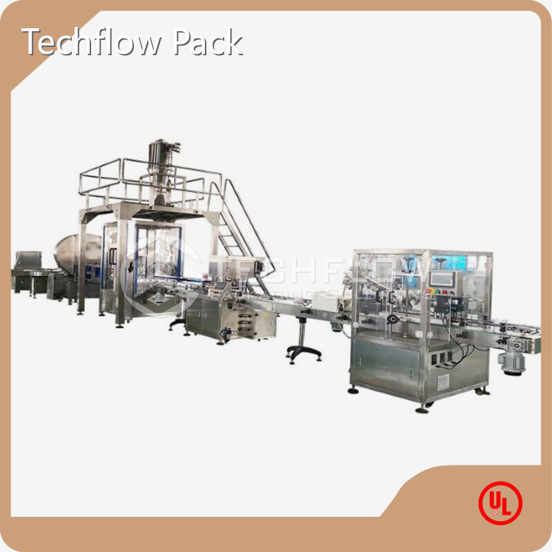 La mejor máquina llenadora automática de sinfín Techflow Pack Company 1