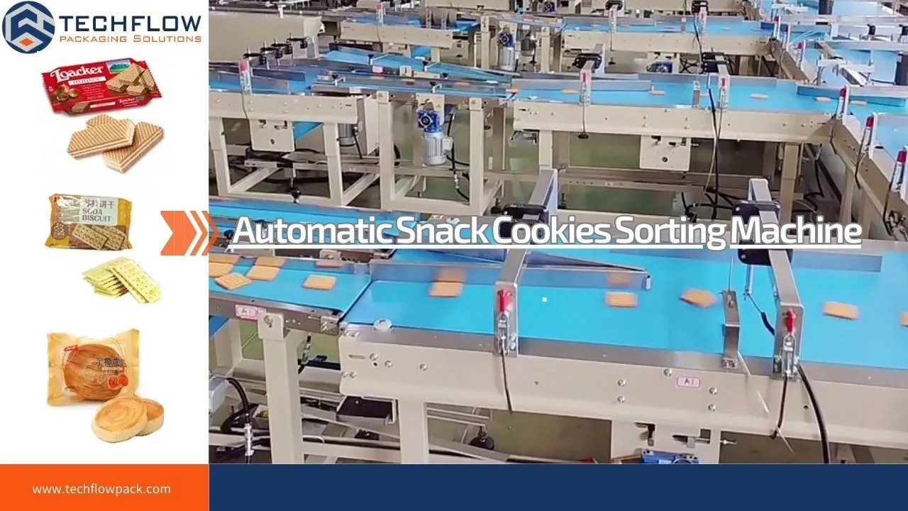 Máquina automática de classificação de biscoitos para lanches 1