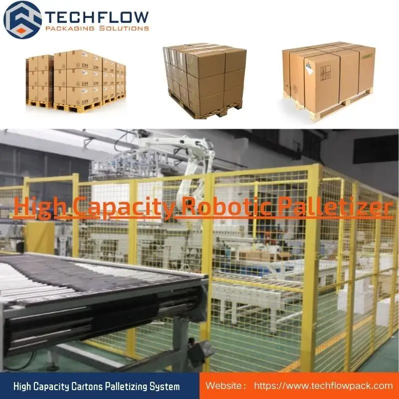 Techflow Pack Automatic Palletizer Manufacturers Price 2