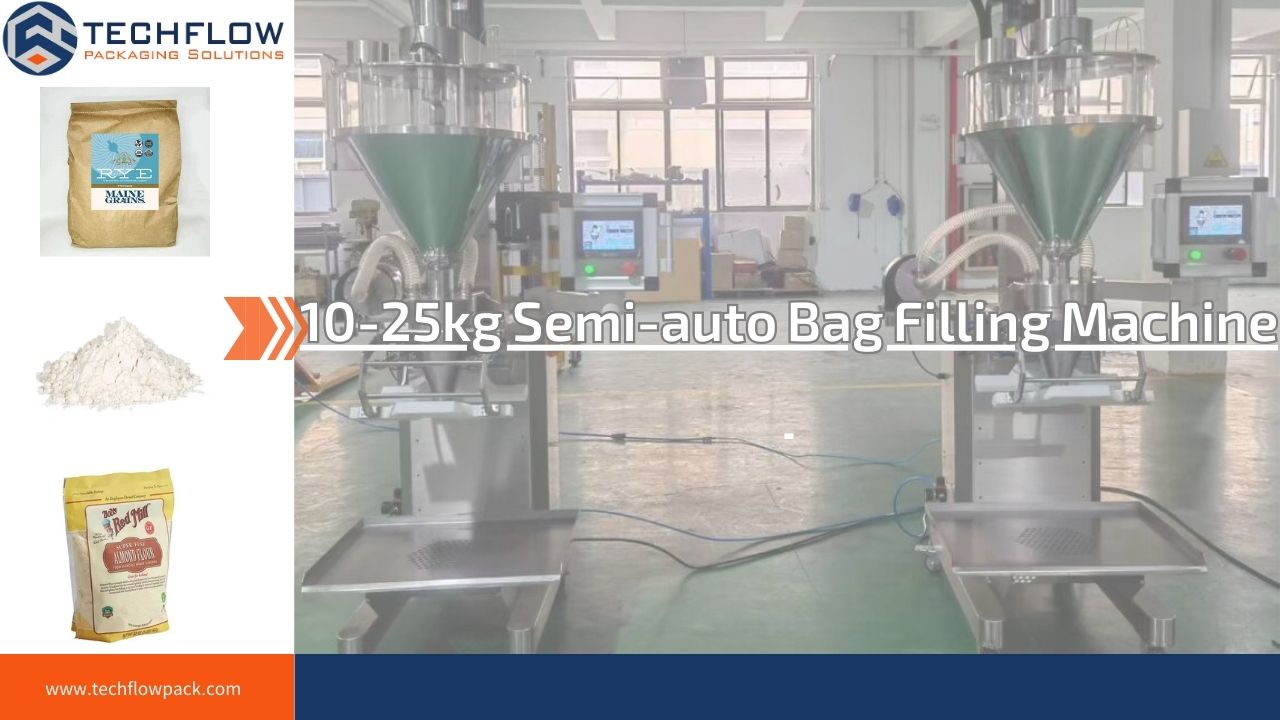 Máy chiết rót túi bán tự động 10-25kg 1