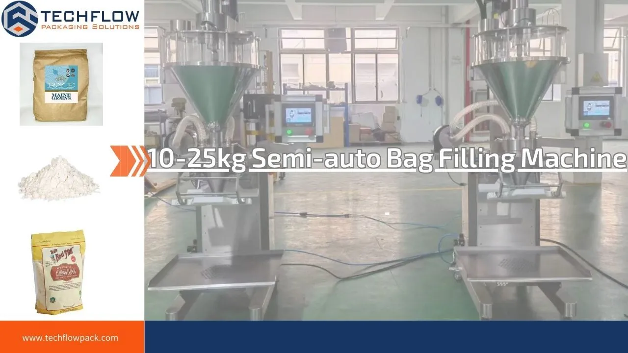 Máy chiết rót túi bán tự động 10-25kg 1
