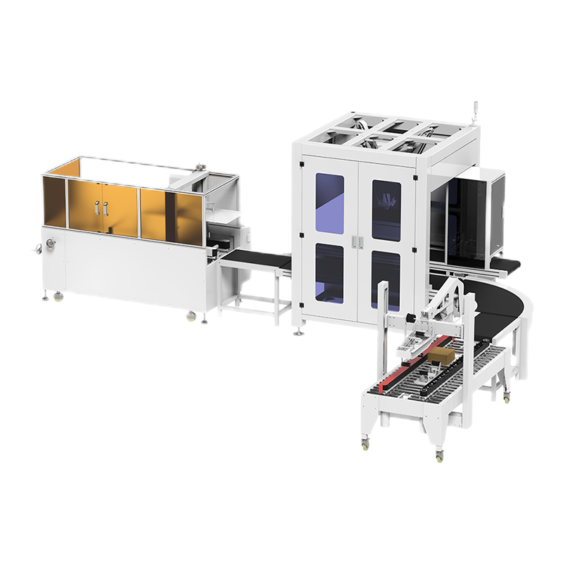 Automatic Multi-functional Delta Robot Case Packer Machine - Techflow Pack