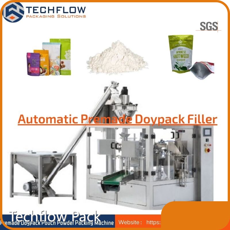 آلات تعبئة المسحوق المخصصة Techflow Pack 1