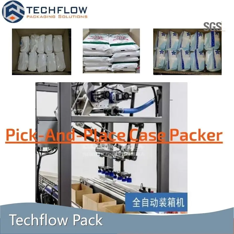 Techflow Pack Case PackerNhà đóng gói thùng máy 1