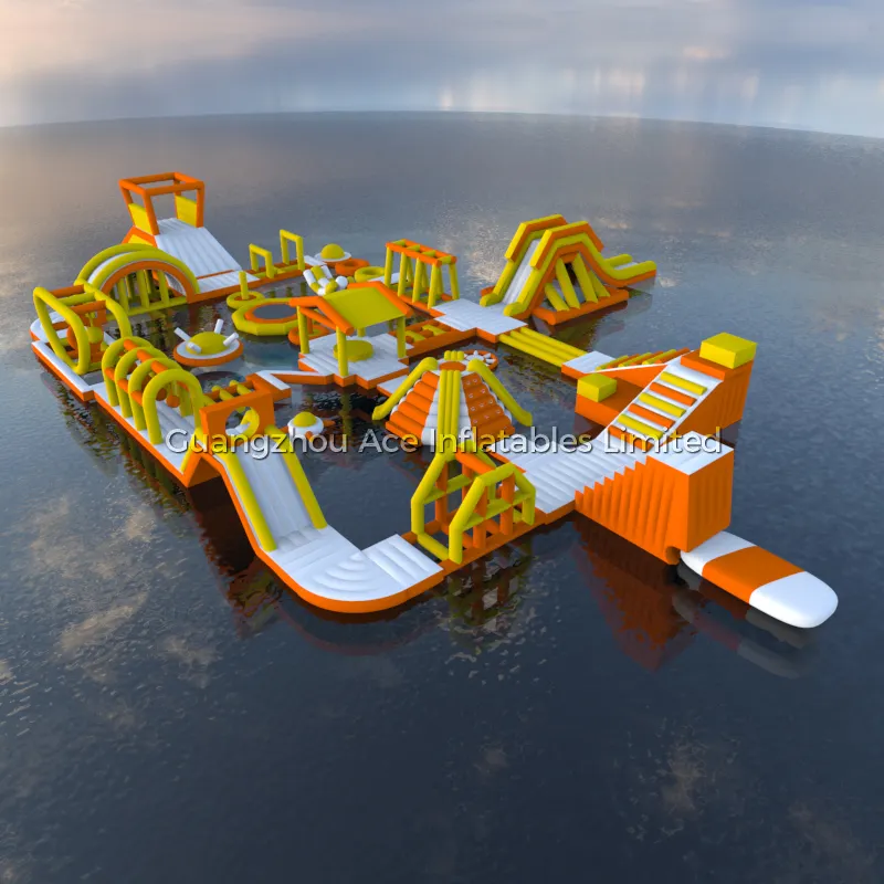 Inflatable Water Park for Lake - - Ace 5