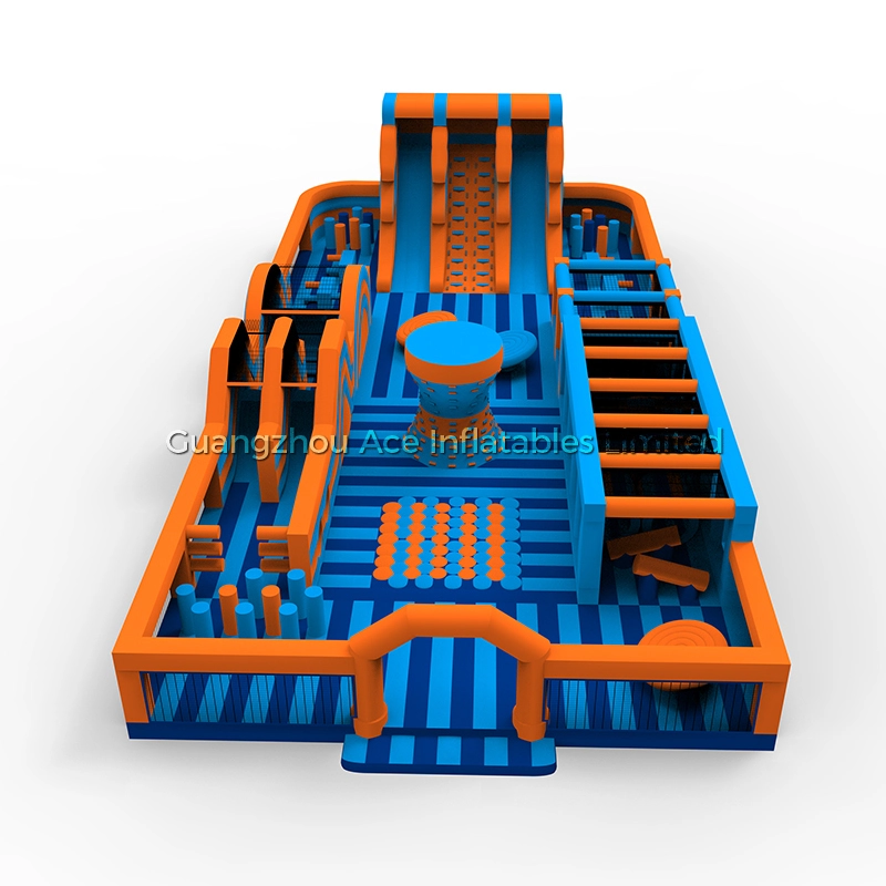 Free design inflatable theme park  jumping bouncy castle combo 1