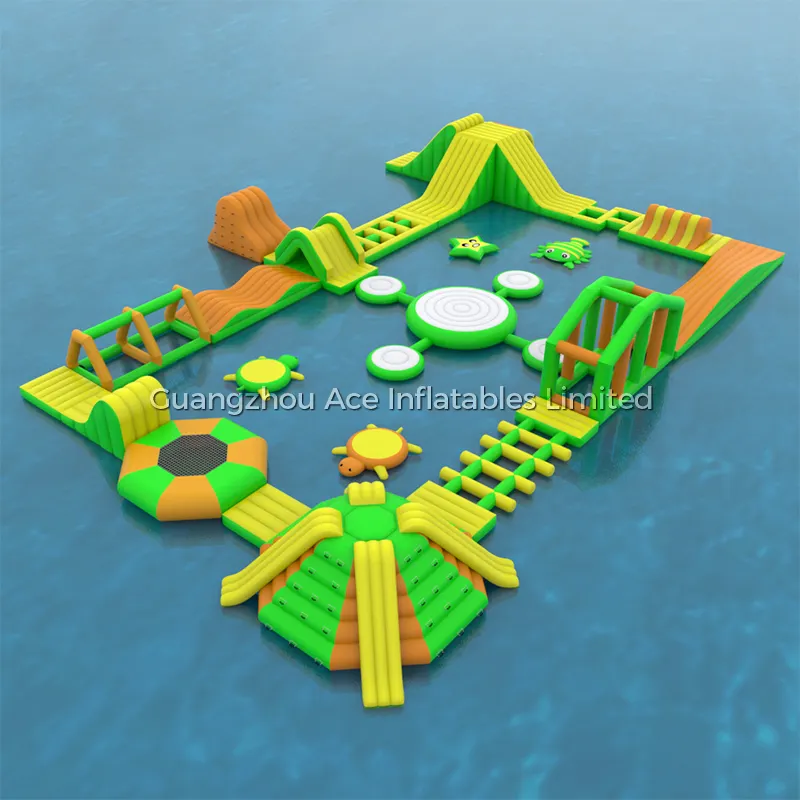 Riding The Waves: The Ultimate Fun At The Big Inflatable Water Park 1