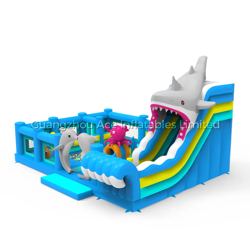 Custom Jumping Castle 10*7.5*6.2M/ 33*24 6*20.3FT - - Ace 4