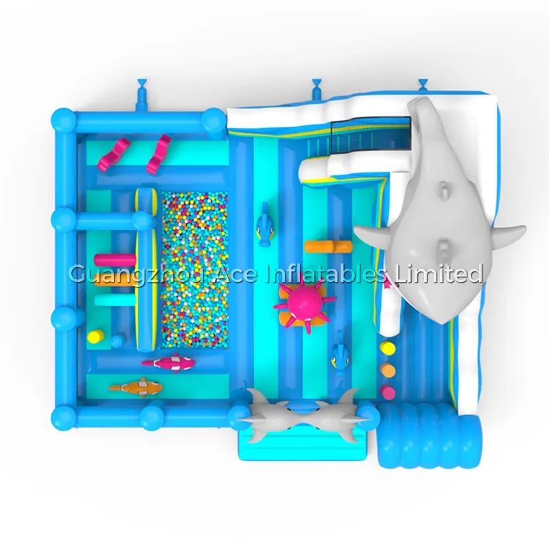 Custom Jumping Castle 10*7.5*6.2M/ 33*24 6*20.3FT - - Ace 5