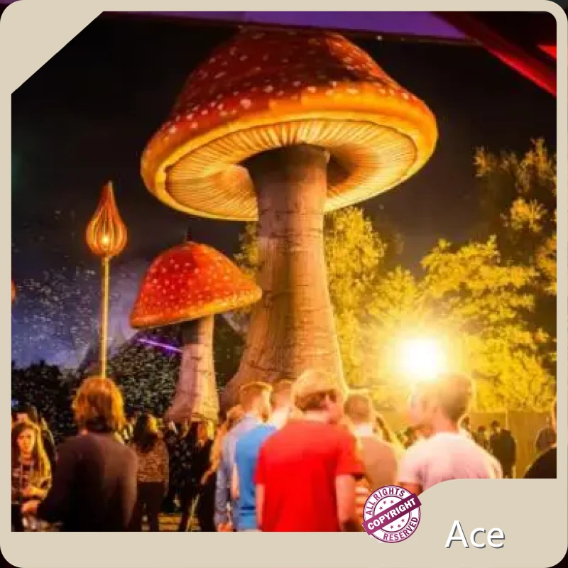 Outdoor Advertising Decoration Inflatable Mushroom For Wonderland Mushroom Decoration 1