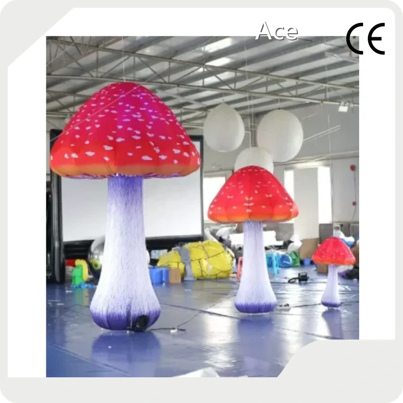 High Quality Giant Inflatable Mushroom With Led Lights For Sale 1